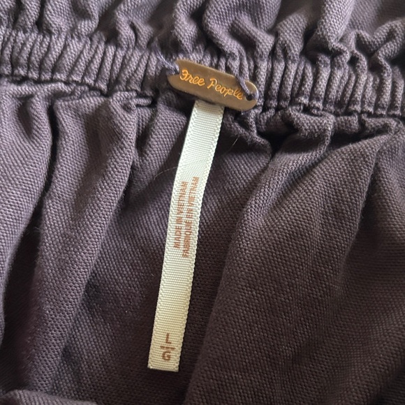 Free People Dark Purple Mini Dress - Picture 3 of 4